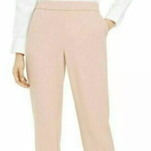Alfani Women's Pants Praire Rose Pink Size L Cropped Slim Stretch $74